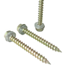  M4.8/5.5 Hex Washer Head Tapping Screw Carbon Steel Yellow Galvanized Wood Screw With PVC Washer