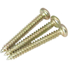 M3.5 Carbon Steel Yellow Zinc Phillips Drive Pan Head Self Tapping Sheet Metal China Screws