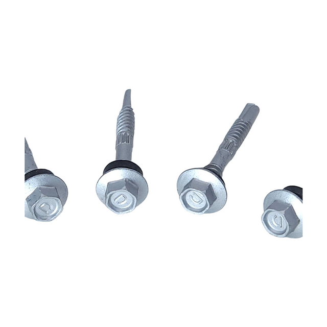 Hex Washer Head Self Drilling Double Thread Sandwich Panel China Screw With Dacromet Surface