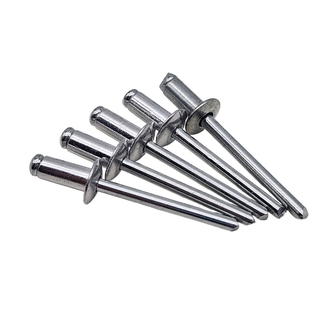Steel Zinc Galvanised  Round Head Open End Blind Rivet D5.8*12