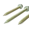  M4.8/5.5 Hex Washer Head Tapping Screw Carbon Steel Yellow Galvanized Wood Screw With PVC Washer