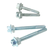 5# Drill Point Self-Drilling Hex Flange Head SEMS Screw With PVC Washer 