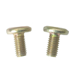 Customized M6x12 Yellow Zinc Plating Flat Chamfered Hexagon Socket Head Furniture Screws 