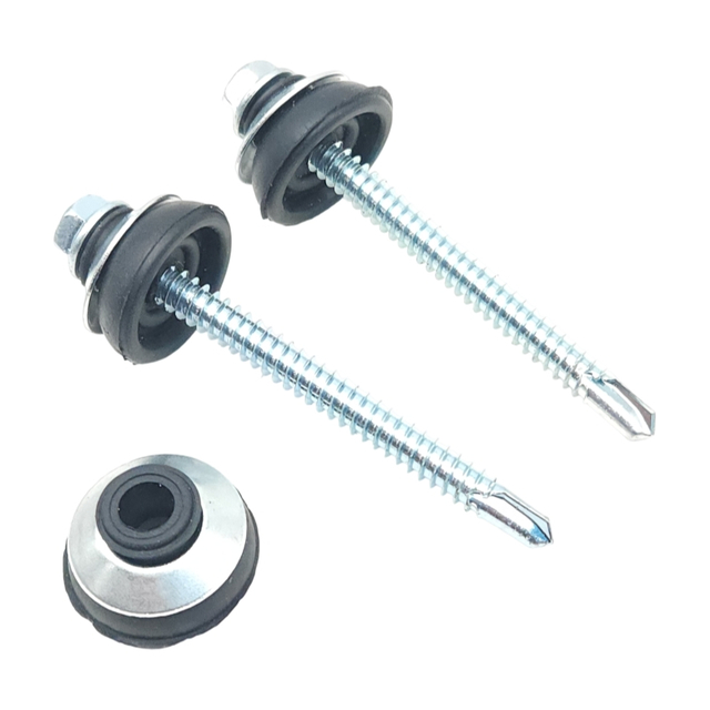 M6.3*75 Hex Head Self Drilling Roofing SEMS Screw with Dome EPDM Washer