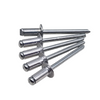 Steel Zinc Galvanised  Round Head Open End Blind Rivet D5.8*12