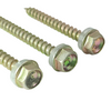  M4.8/5.5 Hex Washer Head Tapping Screw Carbon Steel Yellow Galvanized Wood Screw With PVC Washer