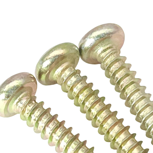 M3.5 Carbon Steel Yellow Zinc Phillips Drive Pan Head Self Tapping Sheet Metal China Screws
